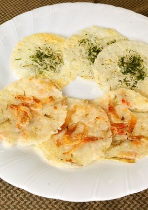 【使いきり】ごはんのチーズせんべい-レシピのメイン写真