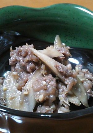 ゴボウと牛肉の炒り煮~甘辛風~-レシピのメイン写真