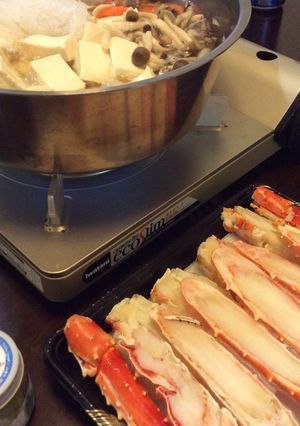 ボイルたらば蟹でカニすき鍋-レシピのメイン写真
