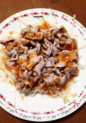 財布に優しい！簡単！豪華！モヤシ肉サラダ-レシピのメイン写真