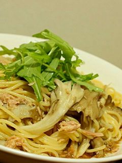 舞茸とシーチキンの和風パスタ♪柚子胡椒味-レシピのメイン写真