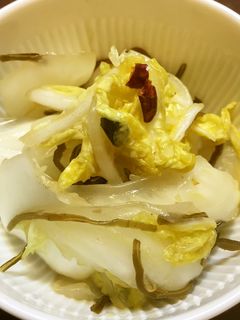 柚子胡椒 白菜浅漬け-レシピのメイン写真