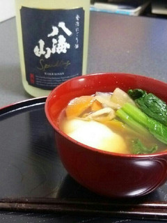 我が家のお雑煮☆☆(鶏肉と醤油ベース)-レシピのメイン写真