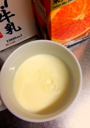 お風呂上がりに一杯！オレンジ牛乳☆-レシピのメイン写真
