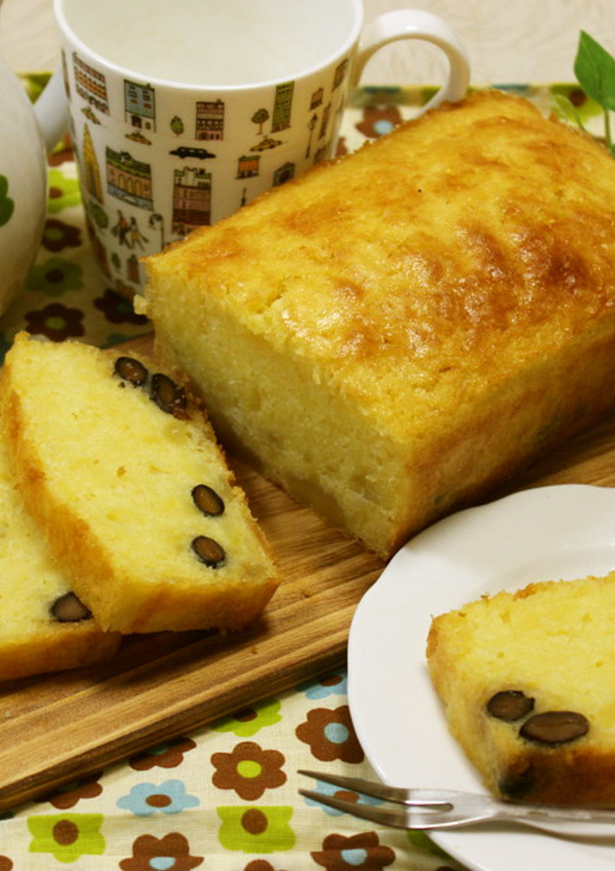 栗きんとんと黒豆リメイク♡パウンドケーキ-レシピのメイン写真