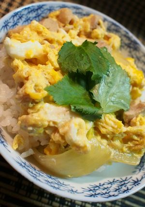 お雑煮つゆのリメイク「親子丼」-レシピのメイン写真