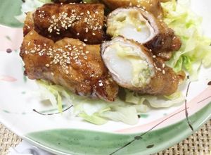 お餅消費に☆もちーずレタスの豚肉巻き-レシピのメイン写真