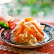 簡単おせち☆柿で中華風マイルド紅白なます