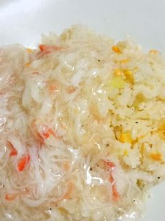 カニたっぷり!あんかけチャーハン-レシピのメイン写真