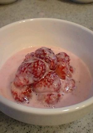食べる☆いちごみるく-レシピのメイン写真
