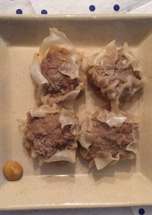 簡単！シュウマイ(フライパンで蒸焼き)-レシピのメイン写真