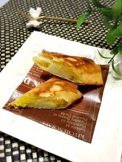 お節リメイク☆栗きんとん餅春巻き-レシピのメイン写真