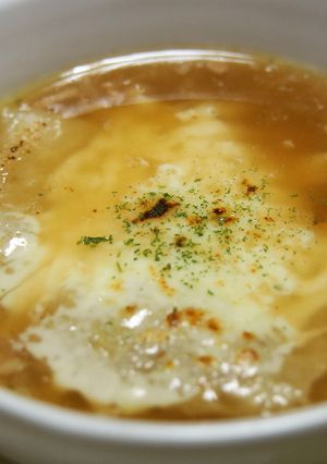 ◆餅っとチーズ♪オニオングラタンスープ◆-レシピのメイン写真