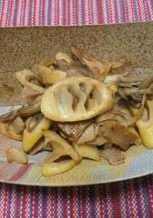 はちくと舞茸の炒めもの-レシピのメイン写真