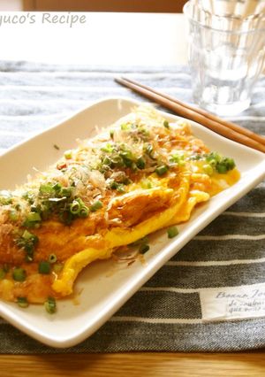 明太チーズオムレツ-レシピのメイン写真