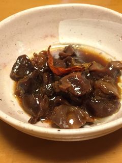 男が料理!砂肝の醤油煮-レシピのメイン写真