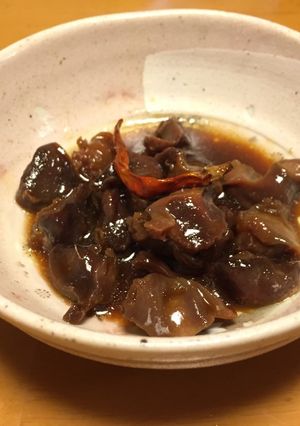 男が料理！砂肝の醤油煮-レシピのメイン写真