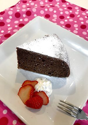濃厚！炊飯器でしっとりガトーショコラ-レシピのメイン写真