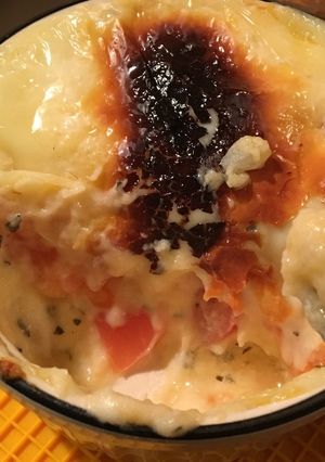 プチトマト入りポテトサラダグラタン-レシピのメイン写真