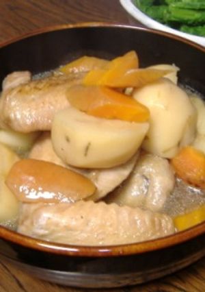鶏手羽じゃがいも煮-レシピのメイン写真