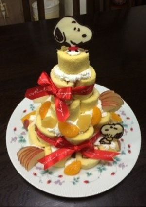 スヌーピーケーキ-レシピのメイン写真