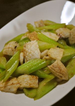 イカとセロリの炒め物-レシピのメイン写真
