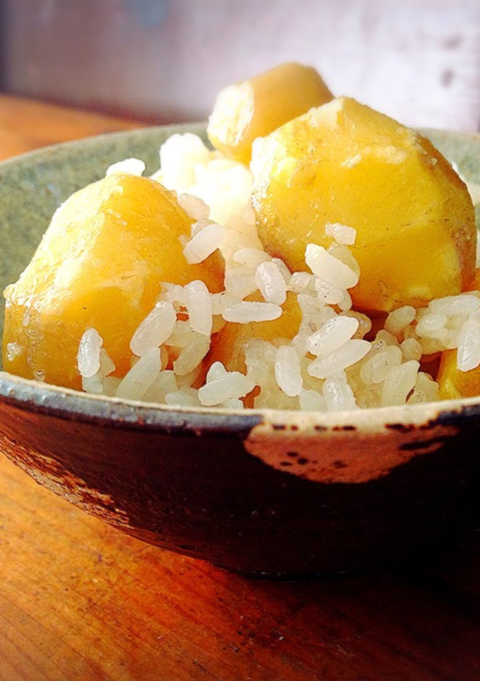 炊飯器で『 栗おこわ 』-レシピのメイン写真