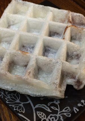余ったあんこ餅でモッフル-レシピのメイン写真