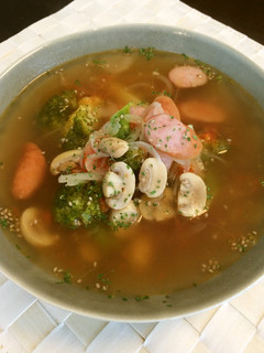 【低糖質な食事】チアシードのトマトスープ-レシピのメイン写真