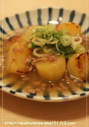 ジャガイモのそぼろあん-レシピのメイン写真