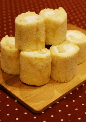 ロールケーキ-レシピのメイン写真