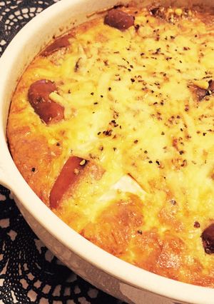 簡単グラタン風スパニッシュオムレツ-レシピのメイン写真