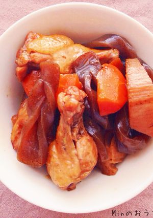 鶏手羽元で筑前煮-レシピのメイン写真