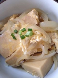 簡単!高野豆腐の卵とじ-レシピのメイン写真