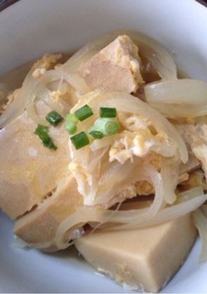 簡単！高野豆腐の卵とじ-レシピのメイン写真