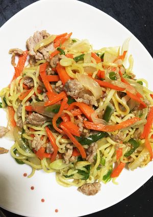 かりかり焼きそば♡山椒風味-レシピのメイン写真