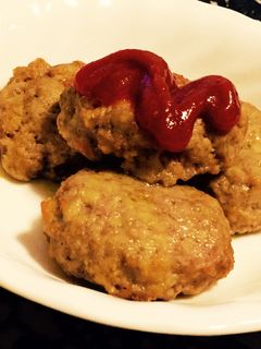 オーブンでお弁当用ミニハンバーグ-レシピのメイン写真
