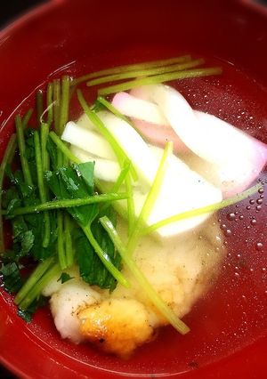 塩糀でつくる鶏出汁のお雑煮-レシピのメイン写真