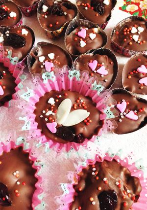 超簡単♡ドライフルーツdeチョコレート-レシピのメイン写真