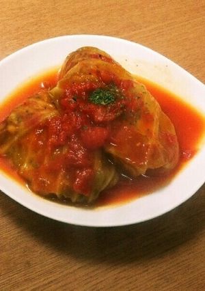 鶏挽き肉と豆腐でふわふわロールキャベツ♪-レシピのメイン写真