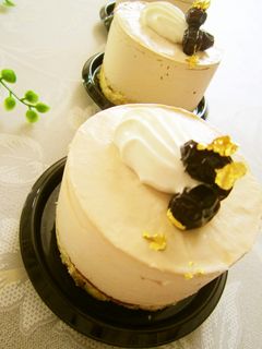黒豆の煮汁de簡単美味♡濃厚黒豆ムース-レシピのメイン写真