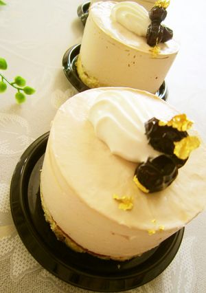 黒豆の煮汁de簡単美味♡濃厚黒豆ムース-レシピのメイン写真