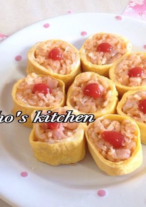 一口で♪スティックオムライス＊お弁当用-レシピのメイン写真
