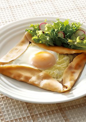そば粉のハム＆エッグガレット-レシピのメイン写真
