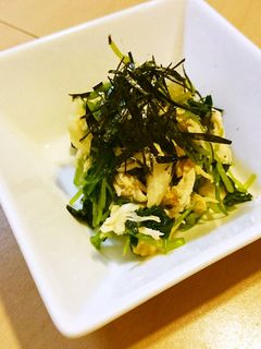 『ささ身』&『みつ葉』のわさび和え-レシピのメイン写真