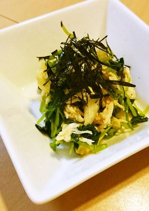 『ささ身』&『みつ葉』のわさび和え-レシピのメイン写真