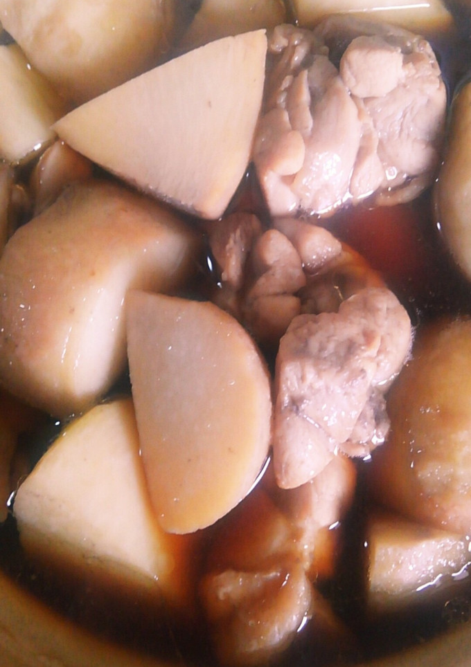 超〜簡単❢❢鶏肉と里芋の煮物-レシピのメイン写真