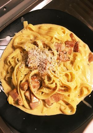 本格濃厚カルボナーラ-レシピのメイン写真
