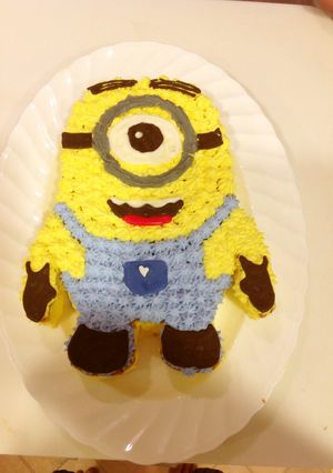 ミニオンのケーキ☆誕生日☆Xmas☆-レシピのメイン写真