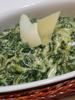 ほうれん草クリーム煮-レシピのメイン写真